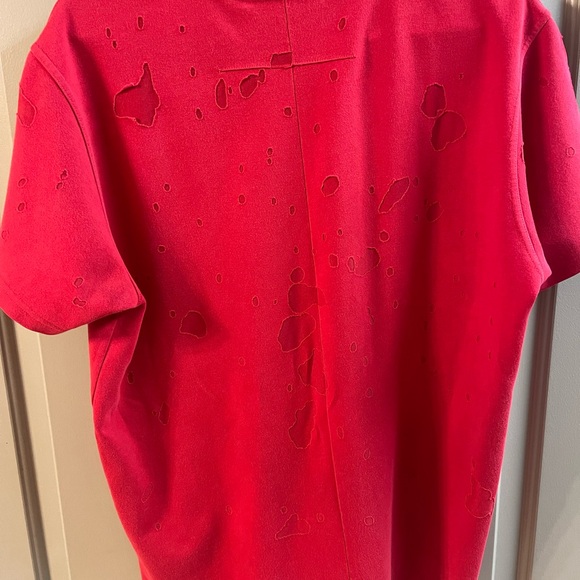 Givenchy Men Distressed Logo T Shirt - Picture 6 of 7